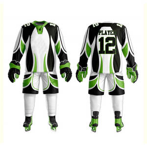 Uniforme de Hockey sobre Hielo de Alta Calidad, Poliéster Transpirable de Secado Rápido, Impresión Digital, Logotipo Bordado Personalizado - Product Image 3