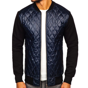 Winter Wear Adult Size <b>Men</b> Nylon Polyester Bomber <b>Jacket</b> for Street Wear 2024 Hot Sale <b>Slim</b> <b>Fit</b> Full Sleeves <b>Men</b> Bomber <b>Jackets</b> - Product Image 1