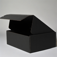 Boîte d'accessoires de cheveux jetables en gros facile à déchirer carton ondulé emballage express fermeture éclair cadeau gaufrage disparaissant