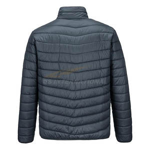 <b>Men's</b> Customizable Packable Puffer <b>Jacket</b> Hot-Selling Winter Insulated Coat with Elastic Hem & Cuffs OEM Wholesale Factory - Product Image 2