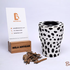 เตาเผาเครื่องหอมเรซิ่นบาคูร์ แบบไม่ใช้ไฟฟ้า ทำด้วยมือ เป็นมิตรกับสิ่งแวดล้อม เตาเผาอูดอินเดีย กลิ่นหอม คัดสรรโดยช่างฝีมือเบลา - Product Image 1