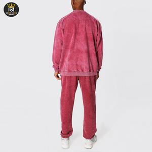 Otoño Invierno ácido lavado pantalones para hombres Casual ácido lavado Joggers pantalones polainas sueltas para hombres pantalones de chándal - Product Image 3