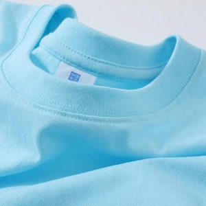 เสื้อยืดผ้าฝ้ายสีขาวพื้นฐานสำหรับชายและหญิงเสื้อยืดแขนสั้นสำหรับชายเสื้อคอกลมสำหรับ100 - Product Image 5