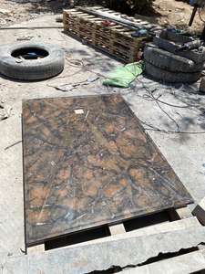 Lavabo de salle de bain rond en marbre fossile, écologique et au style unique - Product Image 3