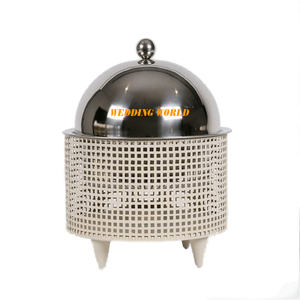 Calentador de alimentos de acero inoxidable, cazuela de diseñador con acabado personalizado, última colección, olla caliente de Metal de mesa - Product Image 1