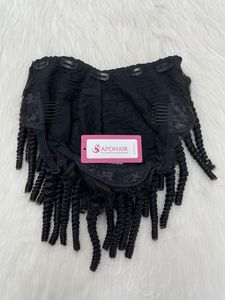 Venta al por mayor Natural Raw humano Remy extensiones de cabello rizado ondulado u parte pelucas delanteras de encaje - Product Image 6