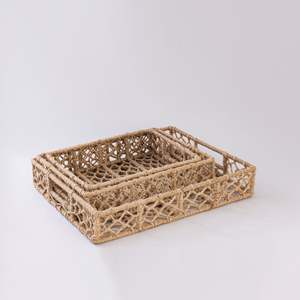 Handwoven Rectangle <b>Woven</b> <b>Baskets</b> - Product Image 3