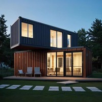 Casa Prefabricada Modular de Diseño Personalizado, Cabaña Modular de Acero de Lujo de Ensamblaje Rápido, Edificios Modulares de Bajo Consumo Energético