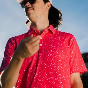 Nuevo fabricante logotipo personalizado Golf hombres algodón manga larga sublimación sólida ropa deportiva secado rápido para camiseta OEM - Product Image 3