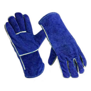 Guantes de seguridad de piel de vaca personalizados a prueba de fuego, protección de manos de calidad para soldadores, equipo de protección personal - Product Image 4