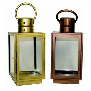 Ensemble de trois lanternes en métal taille personnalisée à la main concepteur bougeoir mariage décoratif en gros éclairage lanterne - Product Image 5