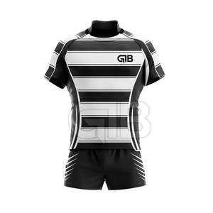 Tenue de sport unisexe personnalisable en polyester 100 % écologique de qualité supérieure, uniforme de rugby respirant pour adultes – Meilleures ventes - Product Image 2