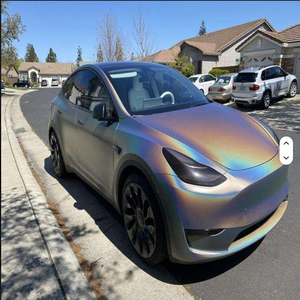 FAST QUICK SHIPPING for USED Tesla Model Y SUV Manual Gear <b>Box</b> Left Steering Dark Interior Turbo Engine Leather Seats R21 Tires - Product Image 4