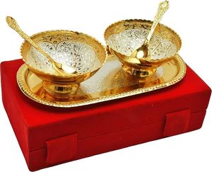 Bol à fruits en laiton élégant bol traditionnel en métal fait à la main pour la cuisine de table à manger et la décoration intérieure - Product Image 5