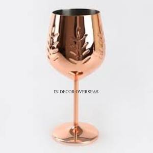 Eye Catching Look Silver Shiny Polished Heavy Duty Metal Fancy Designer Base For Clear <b>Glass</b> Red Wine Drinkware <b>Goblet</b> <b>Glasses</b> - Product Image 6