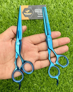 กรรไกรตัดผมสแตนเลสสำหรับช่างตัดผมและมีคุณสมบัติด้านความปลอดภัยโลโก้ออกแบบได้ตามต้องการ - Product Image 2