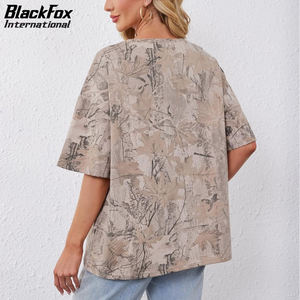 Camisetas de manga corta holgadas de gran tamaño para mujer, ropa informal transpirable ecológica, elegante y cómoda de alta calidad - Product Image 2