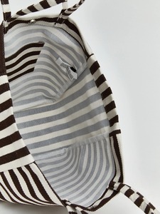 Bolso de Mano de Lona a Rayas para Mujer, con Logotipo Personalizado, Marca Privada OEM ODM, Gran Capacidad, para Playa y Compras, Fabricante - Product Image 4