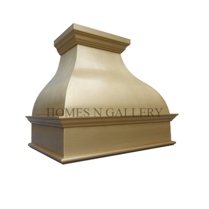 Customized Design Handmade Attractive Modern Brass <b>Fire</b> <b>Place</b> <b>Wall</b> Mounted <b>Fire</b> <b>Place</b> Range Hood Canopy Chimney - Product Image 3