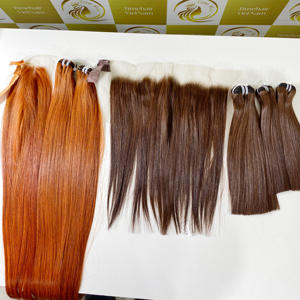 Cutícula humana cruda alta directa de fábrica Extremos gruesos alineados Costura brasileña vietnamita en paquete súper doble de lujo bonestright - Product Image 4