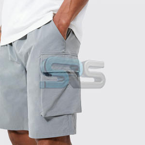 กางเกงขาสั้นผ้าคอตตอนสำหรับผู้ชายกางเกงขาสั้นลำลองมีกระเป๋าหลายช่องดีไซน์ตามสั่งกลางแจ้งฤดูร้อน - Product Image 6