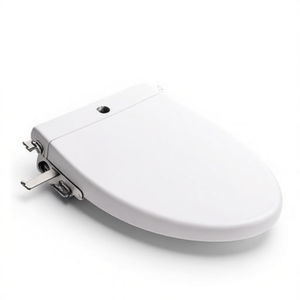 Tapa de Inodoro HARO Makira SoftClose Blanca con Bisagra Encajable de Acero Inoxidable C2802H - Product Image 1