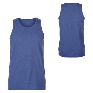 Camiseta sin mangas para correr para hombre, cómoda, 95% algodón, 5% Elastano, con servicio OEM, venta al por mayor - Product Image 1