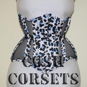 Corset amincissant à imprimé animal avec panneaux en mesh - Product Image 5