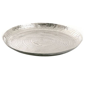 Plats de service en métal tendance pour la décoration de table de mariage, plateau de service pour la restauration, plateau de service pour la nourriture, la salade et les fruits - Product Image 1