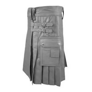 Kilt en cuir véritable à vendre 2025 Nouveau design 100% Kilt en cuir de haute qualité à bas prix en vrac - Product Image 3