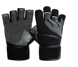 Gants de fitness de haute qualité avec sangle de poignet réglable et poignées pour l'entraînement musculaire, les séances de musculation et l'haltérophilie - Product Image 2