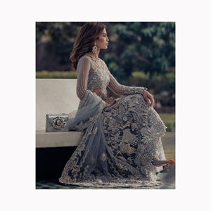 Gorgette de moda con Dabal Siquns Lehenga Party Wear Vestidos de novia Precio bajo Lehenga Vestido de una pieza a precio mayorista - Product Image 3