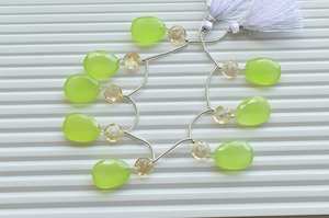 16 Piezas de Citrino Tallado en Forma de Lágrima, Corte Irregular, Facetado, Cuentas Naturales de 22x17.5x6 10x10x6 MM, Grado AAA+, Certificado IGI, Piedra Preciosa - Product Image 2