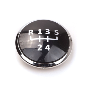 BDP580 Emblema de repuesto para la tapa del pomo de la palanca de cambios de 5 velocidades - Product Image 1