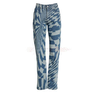 2023 Custom Logo Seamless <b>Women</b> <b>Jeans</b> Best Sale Active Wear <b>Women</b> <b>Jeans</b> Pant - Product Image 1