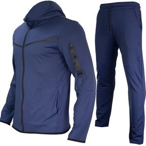 Marque hommes survêtement 2 pièces hommes veste d'hiver décontracté vestes à glissière vêtements de sport + pantalon sweat costume de sport hommes ensembles vêtements - Product Image 4