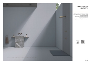 Unicrete mosaico rombo 3D diamante porcelana mosaico azulejos cian para baño moderno y pared de cocina disponible para la venta - Product Image 4