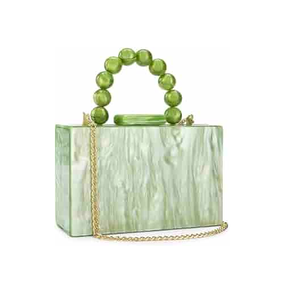 Resin Clutch Bag Top Selling Product Fashion Evening Epoxy Resin <b>Box</b> Clutch Bag for Wedding Party Purses for Women - Product Image 2