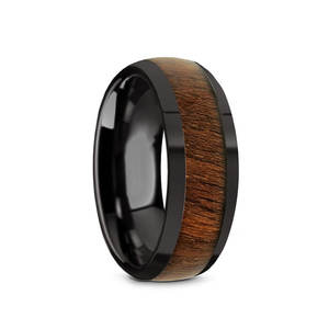 Bague en acier damas faite à la main personnalisée professionnelle nouveau Design hommes mariage fiançailles saint valentin acier inoxydable titane - Product Image 2