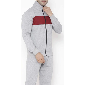 ชุดเสื้อผ้าสำหรับคนท้องทำจากผ้าฝ้ายออร์แกนิคสำหรับผู้ชาย เสื้อฮู้ดมีซิปและกางเกงจ็อกเกอร์ ชุดกีฬาที่เป็นมิตรกับสิ่งแวดล้อม เสื้อผ้ากีฬาที่เหมาะสำหรับคนท้อง - Product Image 1