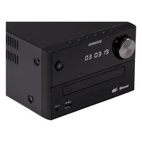 Système Home Cinéma Kenwood HI FI M 420DAB Noir Mini avec Lecteur CD 2x7W, USB, Aux, FM pour Matériaux en Bois