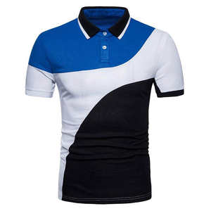 Chemise de golf pour homme en satin imprimé par sublimation, anti-plis, sur mesure, de haute qualité, pour l'été - Product Image 1