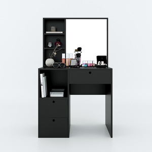 Commode minimaliste avec pieds en acier inoxydable et armoire en chêne MDF BTD68042 - Product Image 4