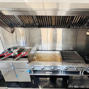 Remolque de comida de concesión de camión de café de perrito caliente resistente al óxido de acero inoxidable totalmente equipado personalizado a la venta en EE. UU. para comida rápida - Product Image 5