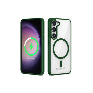 Coque en silicone Netzy de haute qualité compatible MagSafe pour Samsung Galaxy S22 Plus, protection pour recharge sans fil - Product Image 1