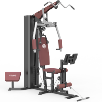 Station de musculation multifonctionnelle durable pour la maison, équipement d'entraînement de force avec poulie à câble réglable, Trainer Pro avec pile de poids de 45 kg