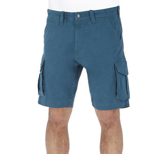 Pantalones cortos Cargo de cintura alta de algodón 100% para hombre, monos de verano transpirables, patrón sólido, teñido liso, Material de lona de moda informal - Product Image 2