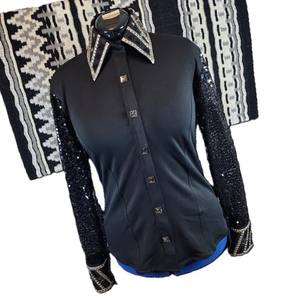 Chemise Western Show pour femme avec tapis de selle | Rodeo Bling Outfit - Product Image 4