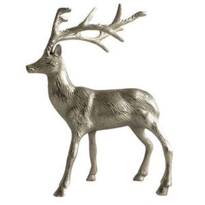 Decoración del hogar Reno pareja estatua y escultura Deluxe calidad oro Metal estatua Mesa ornamento antiguo Animal escultura - Product Image 2