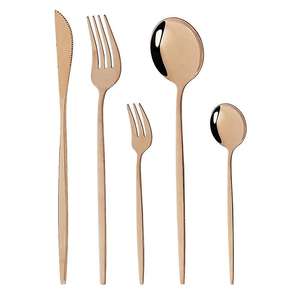 Juego de cubiertos de metal hechos a mano de alta calidad Juego de cubiertos de nuevo diseño Mejor exportador Acero espejado para fiestas - Product Image 2